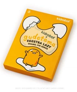 Kidrobot Pins Gudetama Eggstra Lazy Enamel Pin Series By Kidrobot X Sanrio