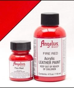 Fire Red Angelus Leather Paint