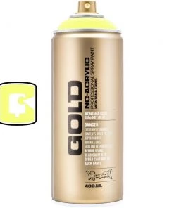 Montana Cans Fluorescents Flash Yellow 400ML Montana Gold Spray Paint