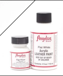 Flat White Angelus Leather Paint Angelus Standard Paint