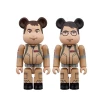Medicom Ray And Egon Ghostbusters 100% Bearbrick Set 100% Bearbrick