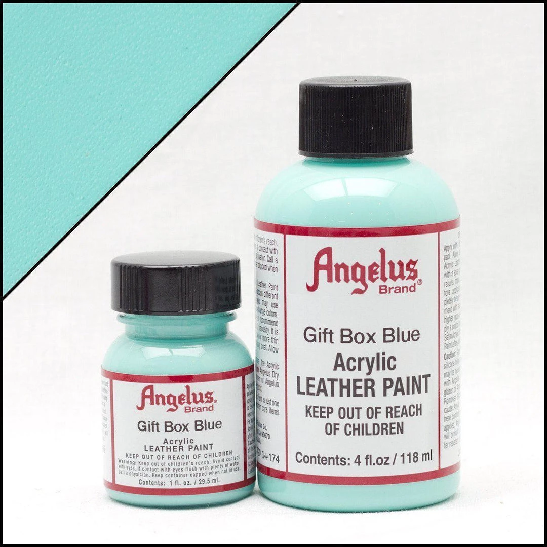 Gift Box Blue Angelus Leather Paint 1 Gift Box Blue Angelus Leather Paint
