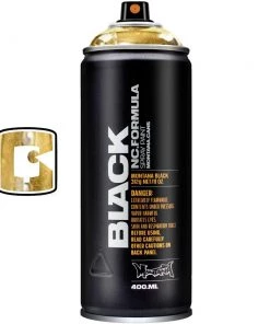 Montana Cans Goldchrome 400ML Montana Black Spray Paint