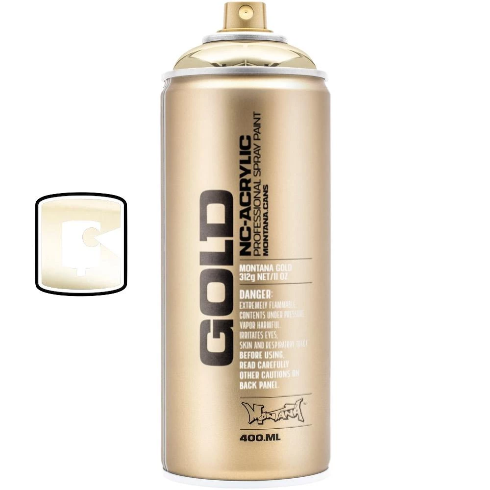 Montana Cans Goldchrome 400ML Montana Gold Spray Paint 1 Montana Cans Goldchrome 400ML Montana Gold Spray Paint