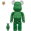 Green Army Man Toy Story 100% - 400% Bearbrick Set By Medicom Toy