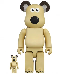 400% Bearbrick Gromit - Wallece & Gromit Series - 400% & 100% Bearbrick By Medicom Toy