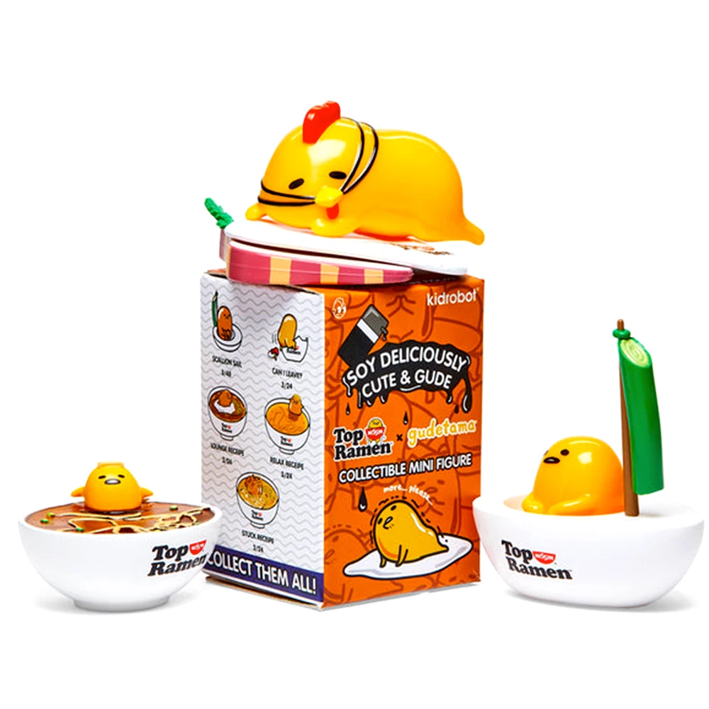 Soy Deliciously Cute & Gude - Gudetama X Nissin Top Ramen Mini Series By Kidrobot 3 Soy Deliciously Cute & Gude - Gudetama X Nissin Top Ramen Mini Series By Kidrobot