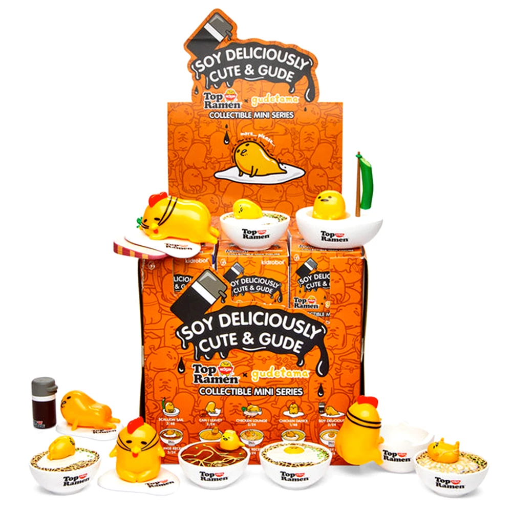 Soy Deliciously Cute & Gude - Gudetama X Nissin Top Ramen Mini Series By Kidrobot 4 Soy Deliciously Cute & Gude - Gudetama X Nissin Top Ramen Mini Series By Kidrobot
