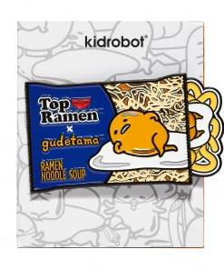 Top Ramen X Gudetama Enamel Pin Series By Kidrobot