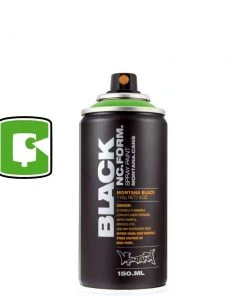 Montana Cans Irish Green 150ML Montana Black Spray Paint