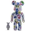 Keith Haring 100% + 400% Bearbrick By Medicom Toy