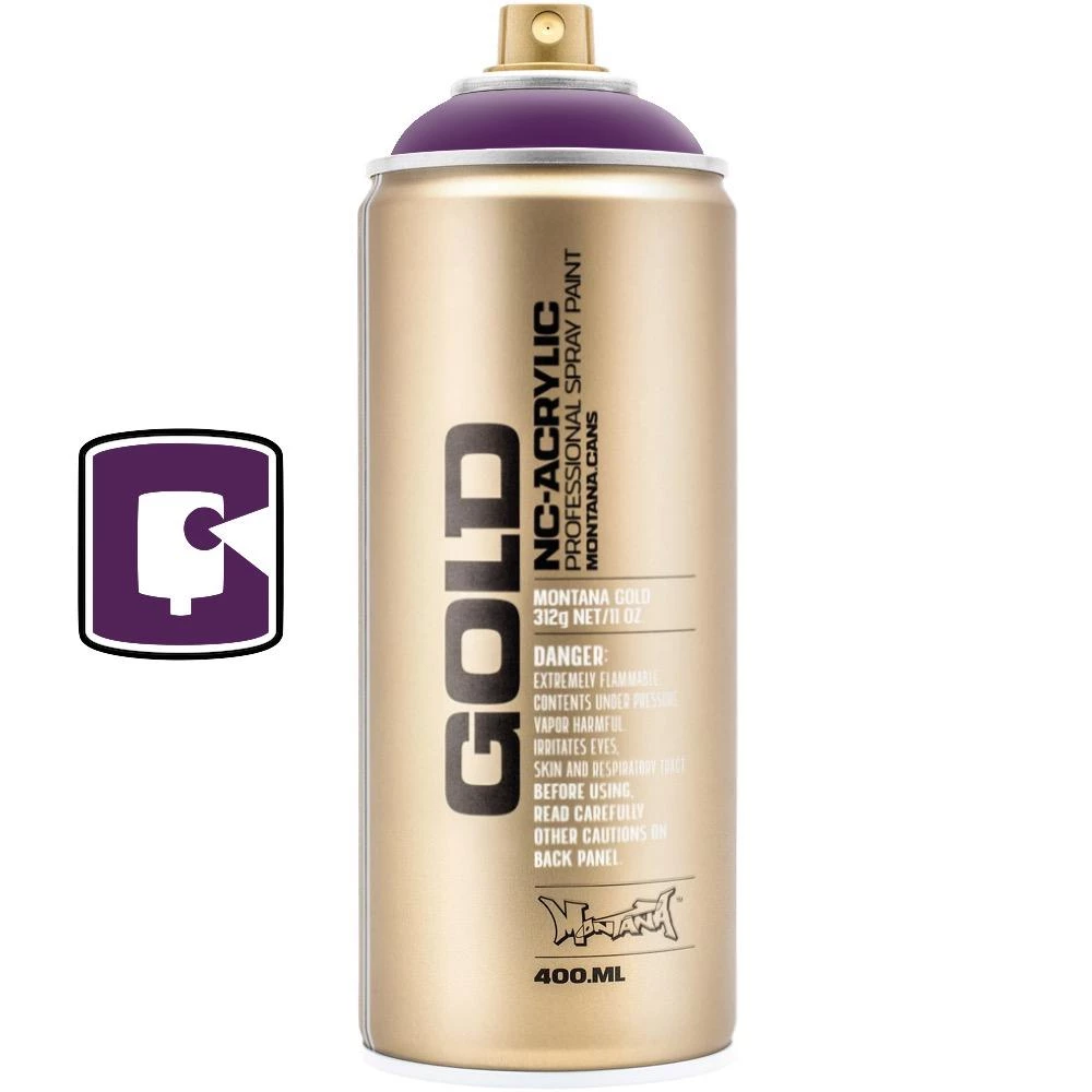 Montana Cans Lakers 400ML Montana Gold Spray Paint Standard 1 Montana Cans Lakers 400ML Montana Gold Spray Paint Standard