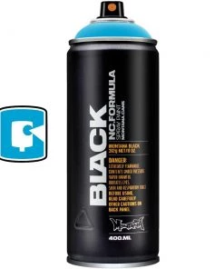 Montana Cans Light Blue 400ML Montana Black Spray Paint