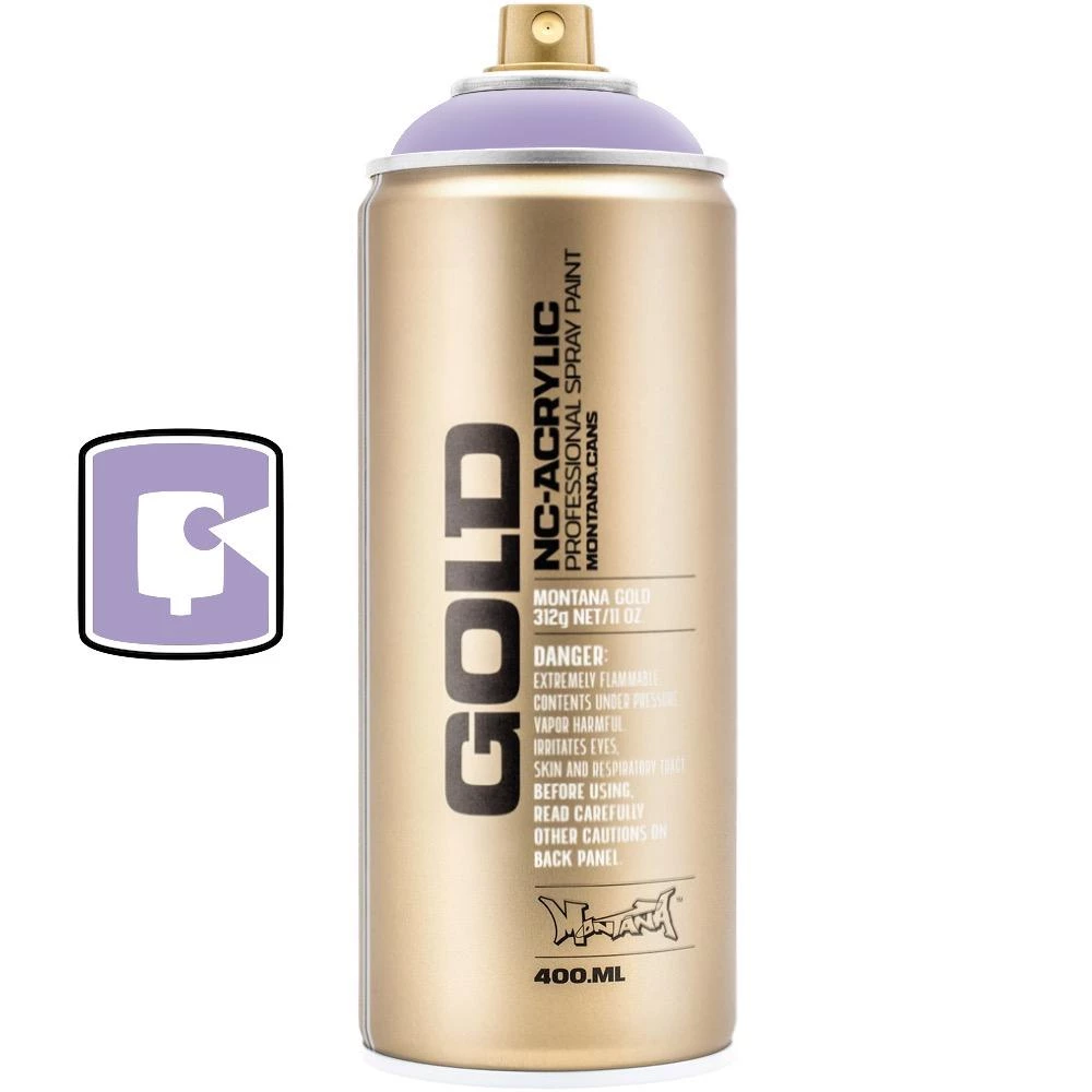 Montana Cans Standard Light Lilac 400ML Montana Gold Spray Paint 1 Montana Cans Standard Light Lilac 400ML Montana Gold Spray Paint