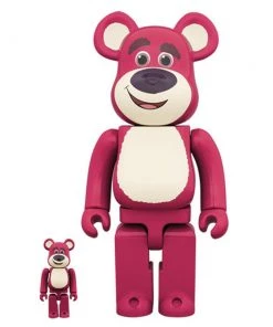 Lotso Bear Toy Story 100% - 400% Bearbrick Set By Medicom Toy