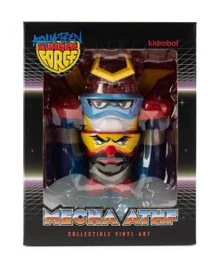 Kidrobot Mecha Aqua Teen Hunger Force Vinyl Art Figure Kidrobot Designer Sculptures
