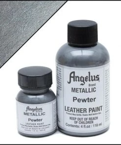 Metallic Pewter Angelus Leather Paint