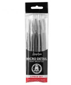 Angelus Micro Detail Paint Brush Set Angelus Paint Brushes, Markers & Dye Pens