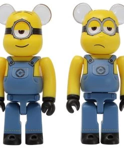 Medicom Dispicable Me Stuart & Kevin Minions 100% Bearbrick Set 100% Bearbrick