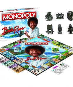 Board Games Monopoly Bob Ross Edition