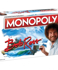 Board Games Monopoly Bob Ross Edition