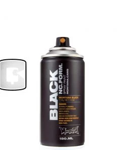 Montana Cans Outline Silver 150ML Montana Black Spray Paint