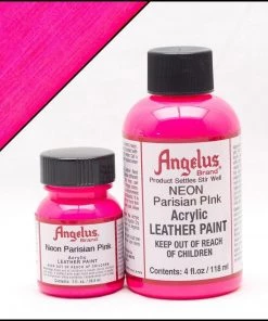 Parisian Pink Angelus Neon Leather Paint