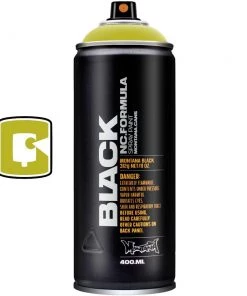Montana Cans Pear Green 400ML Montana Black Spray Paint