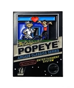 TorontoCollective Phantom Pins Popeye Nintendo NES Cover Art Enamel Phantom Pin