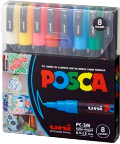 Posca 3M Standard Colors Pack Of 8
