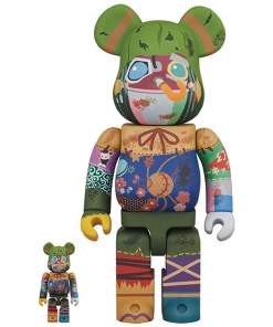 Poupelle Of Chimney Town Poupelle 100% & 400% Bearbrick Set By Medicom Toy