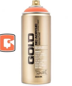 Montana Cans Power Orange 400ML Montana Gold Spray Paint