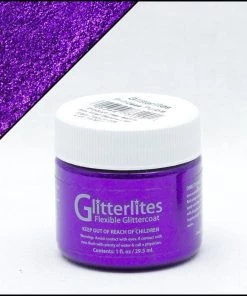 Angelus Glitterlites Paint Princess Purple Glitter Angelus Leather Paint
