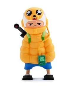 Kidrobot Puff Jake 'n Lil' Finn Medium Figure Kidrobot Designer Sculptures