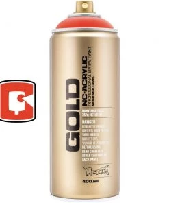 Montana Cans Red Orange 400ML Montana Gold Spray Paint Standard