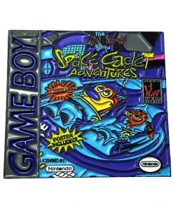 TorontoCollective Ren And Stimpy Space Cadets Adventures Gameboy Cover Art Enamel Phantom Pin Phantom Pins