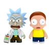 Kidrobot Blind Boxes Rick Sanchex And Morty Smith 2pack Vinyl Mini Figures By Kidrobot