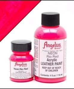 Rio Red Angelus Neon Leather Paint Leather Neon Paint