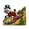 TorontoCollective Scrooge McDuck Skiing On Gold Enamel Phantom Pin Phantom Pins