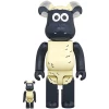 Shaun The Sheep - 400% & 100% Bearbrick By Medicom Toy