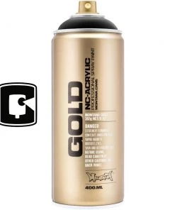 Montana Cans Standard Shock Black 400ML Montana Gold Spray Paint