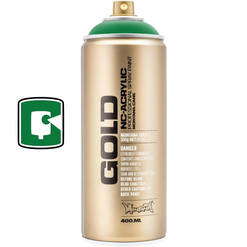 Montana Cans Shock Green 400ML Montana Gold Spray Paint 1 Montana Cans Shock Green 400ML Montana Gold Spray Paint