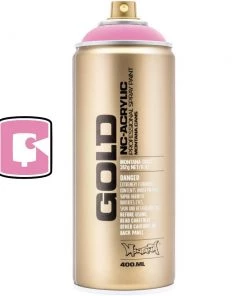 Montana Cans Standard Shock Pink Light 400ML Montana Gold Spray Paint