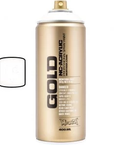 Montana Cans Shock White Pure 400ML Montana Gold Spray Paint Standard