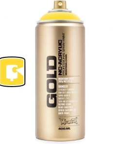 Montana Cans Standard Shock Yellow Light 400ML Montana Gold Spray Paint