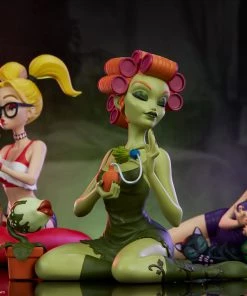 Sleepover Sirens, Catwoman, Harley Quinn & Poison Ivy Set By Cameron Scott Davis X Unruly Industries