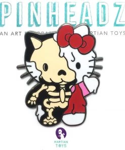 Martian Toys Pinheadz Pins Melty Kitty Pin By Cote Escriva