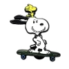 TorontoCollective Snoopy And Woodstock Skateboarding Enamel Phantom Pin