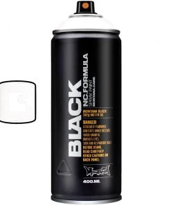 Montana Cans Snow White 400ML Montana Black Spray Paint