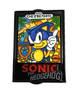 TorontoCollective Phantom Pins Sonic The Hedgehog Sega Cover Art Enamel Phantom Pin